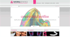 Desktop Screenshot of natural-esthetics.com