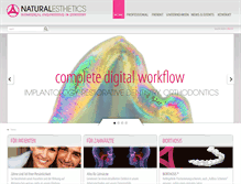 Tablet Screenshot of natural-esthetics.com